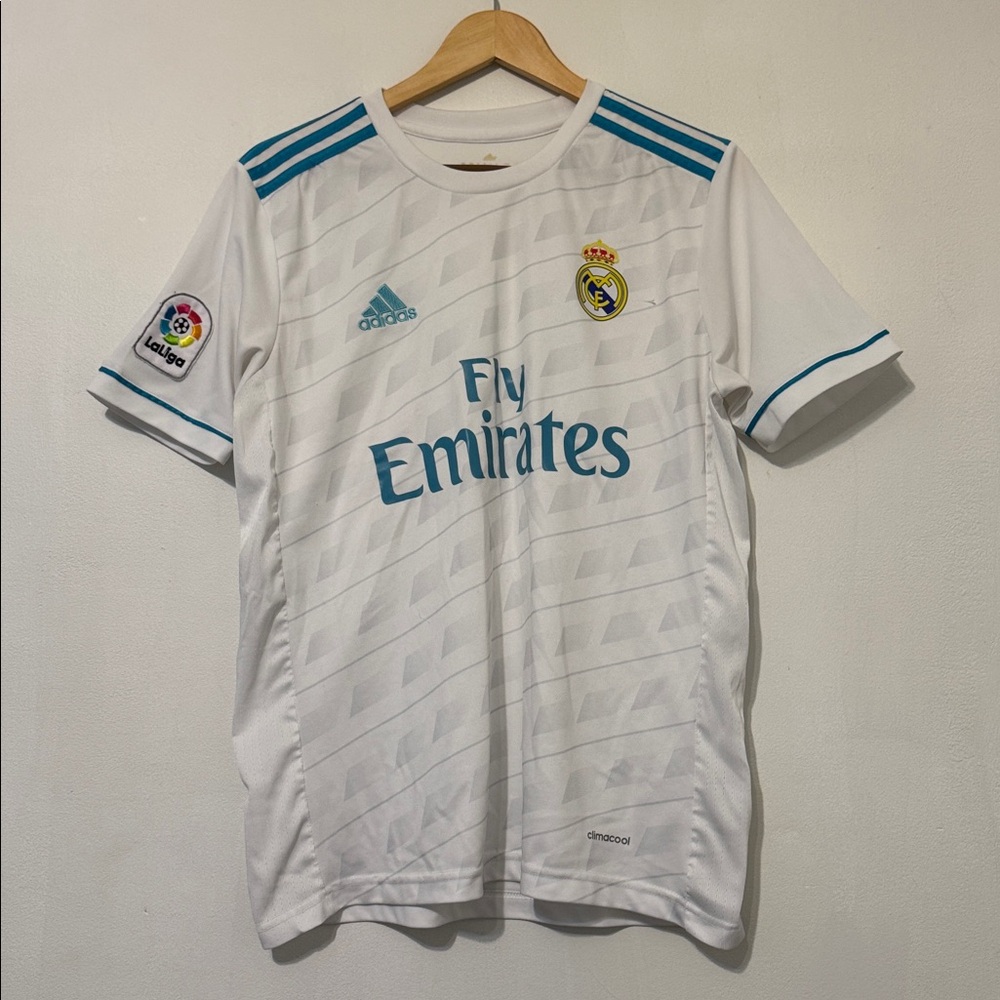 ADIDAS Men's Real Madrid Home Soccer Jersey 2017/18 - Picture 4 of 6
